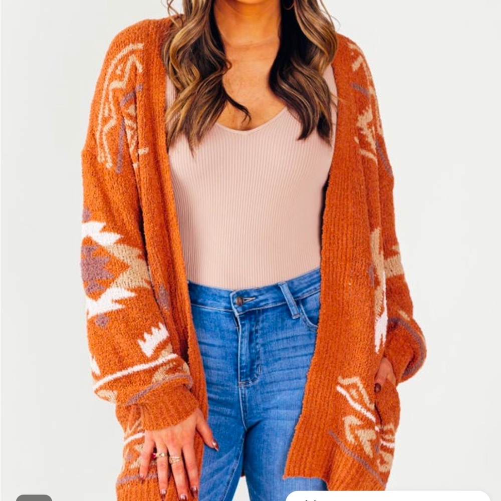 Cozy, soft-knit cardigan
